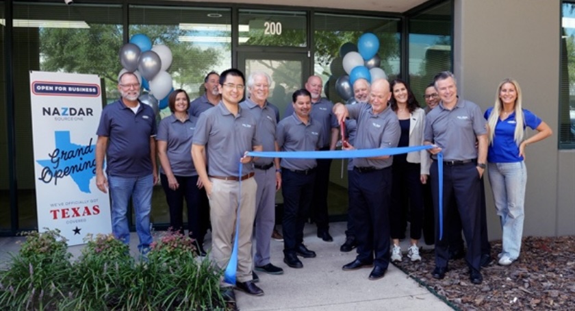 Nazdar Celebrates Ribbon Cutting of New Texas Distribution Center